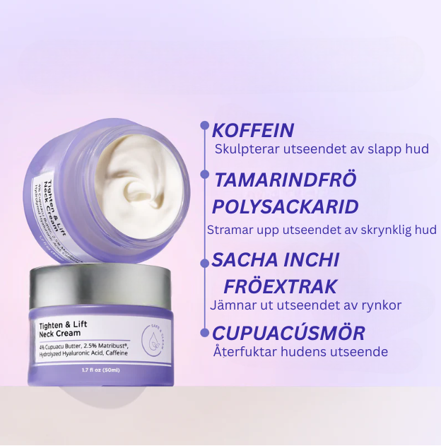 Neckure – Hals & Käklinje-kräm för fastare hud