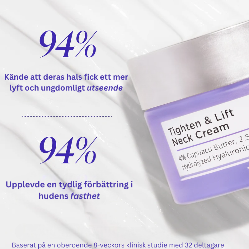 Neckure – Hals & Käklinje-kräm för fastare hud